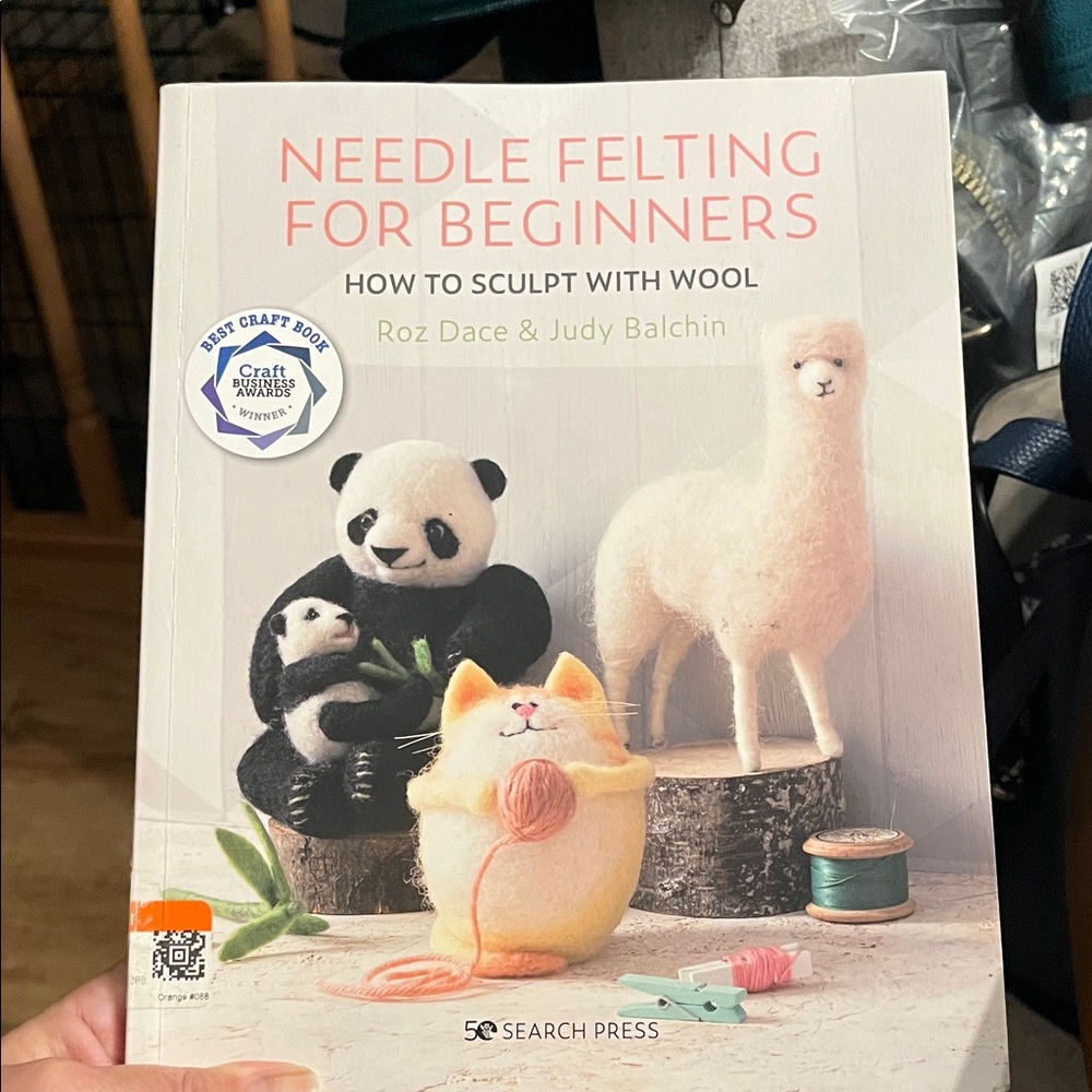 Needle Felting for Beginners by - White and Black